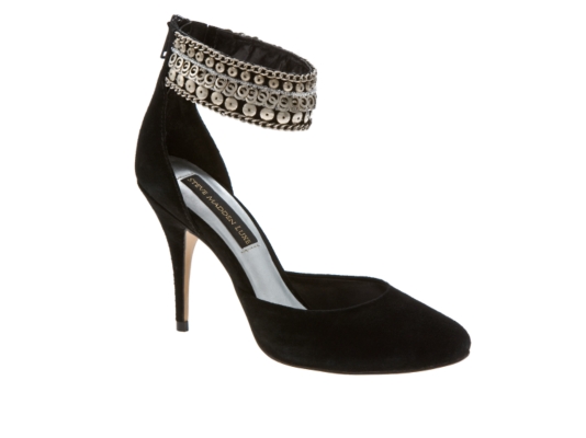 SM Luxe Fiona Suede Ankle Cuff Pump