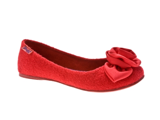 Blowfish Saffron Boucle Flower Flat