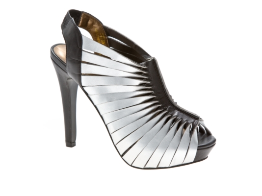 N.Y.L.A. Stern Leather Slingback Platform Bootie