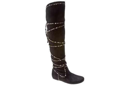 Not Rated Metal Shop Studded Faux Suede Boot