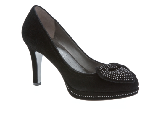 Tahari David Studded Bow Platform Pump