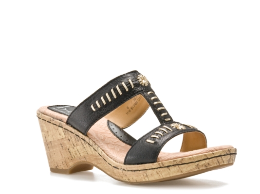 b.o.c. by Born Women's Naiomi Leather Wedge Sandal