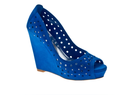 JS by Jessica Gregory Suede Platform Wedge