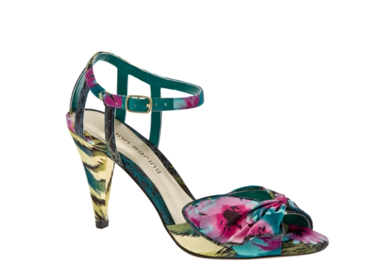 Ann Marino Ladue Floral Print Sandal
