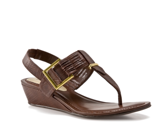 Ann Marino Rhyme Wedge Sandal