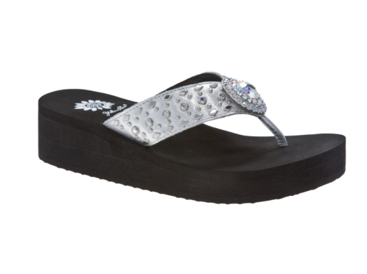 Yellow Box Santa Fe Jeweled Flip Flop