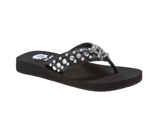 Yellow Box Fenway Jeweled Flip Flop