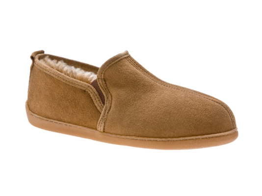 Minnetonka Men's 3831 Sheepskin Leather Slipper