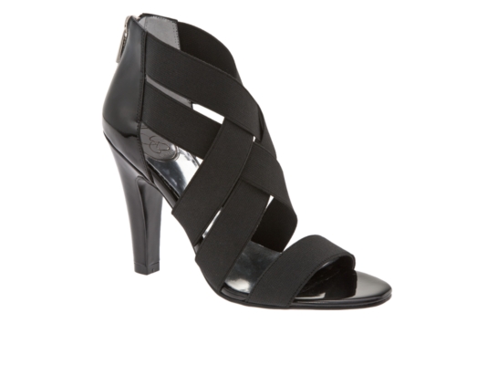 JS by Jessica Deluth Patent & Stretch Sandal