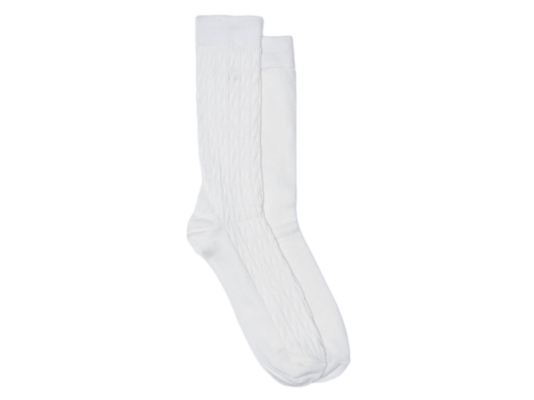Anne Klein NY Textured Bamboo Sock, 2 Pack
