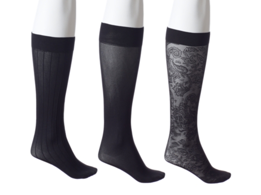Anne Klein NY Trouser Sock, 3 Pack