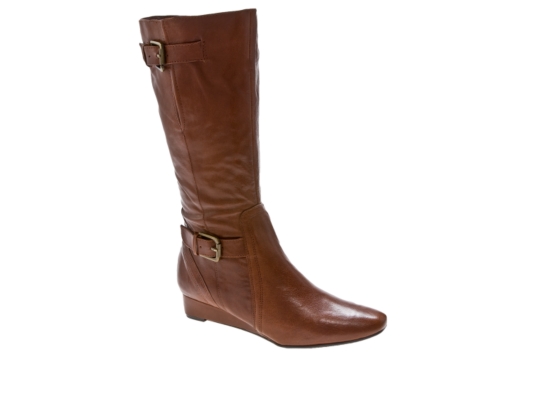 Bandolino Burke Leather Wedge Boot