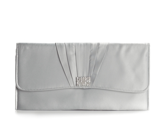 Lulu Townsend Satin Flap Clutch
