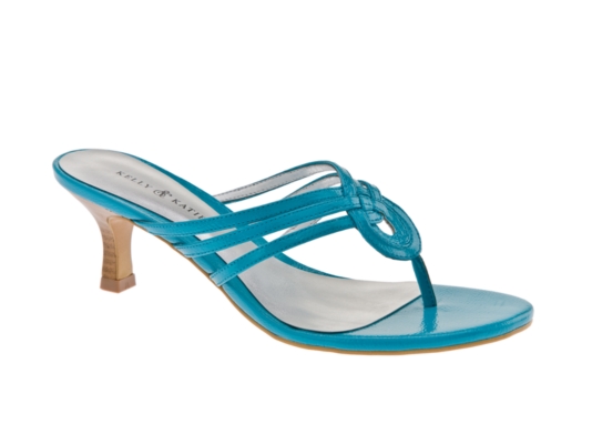 kelly & katie With A Twist Patent Sandal