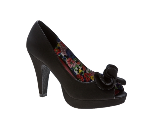 Madden Girl Karlla Satin Platform Ruffle Pump