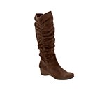 Me Too Arena 14 Rouched Suede Wedge Boot