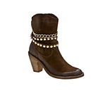 Two Lips Dollie Suede Western Boot