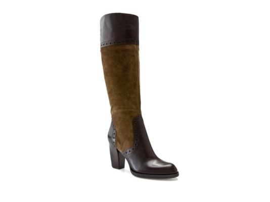 Franco Sarto Torch Suede and Leather Boot