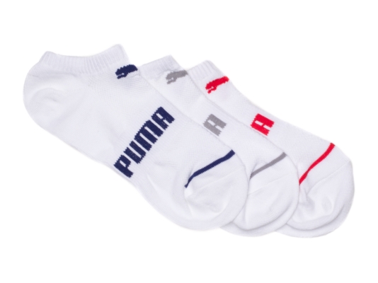 Puma Women's No Show Athletic Sock, 3 Pack
