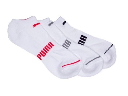 Puma Men's No Show Athletic Sock, 3 Pack