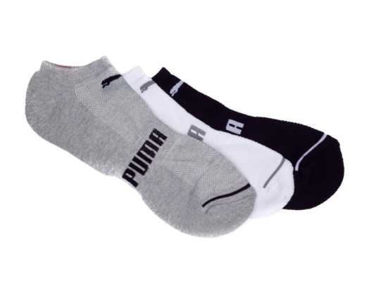 Puma Men's No Show Athletic Sock, 3 Pack
