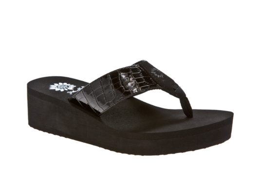 dsw yellow box flip flops