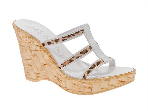 Italian Shoemakers Cherry Multi Strap Wedge Sandal | DSW