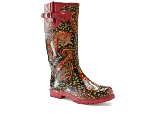 Nomad Paisley Puddles Rainboot