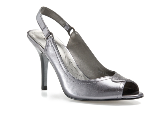 Tahari Lacey Metallic Pump
