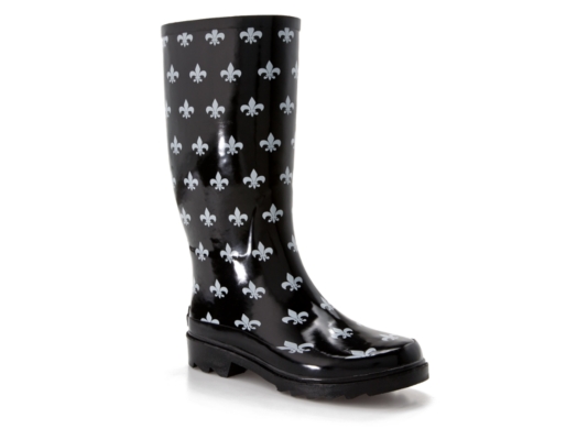 Rampage Reena Fleur de Lis Rain Boot