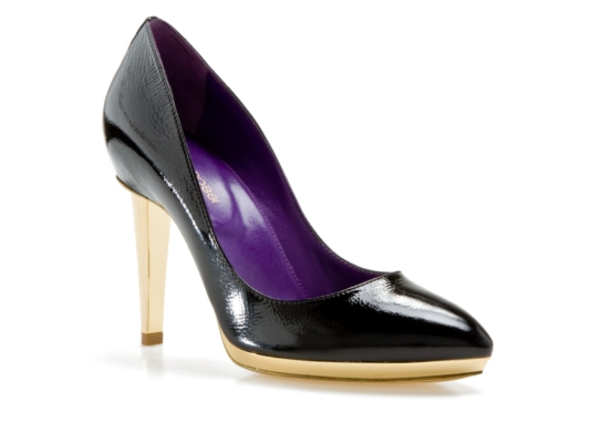 Sergio Rossi Patent & Metallic Platform Pump