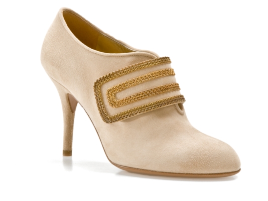 Sergio Rossi Suede Mary Jane Bootie