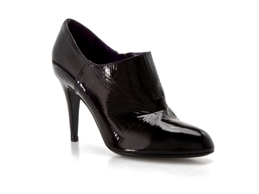 Sergio Rossi Patent Leather Ankle Bootie