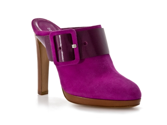 Sergio Rossi Suede Clog