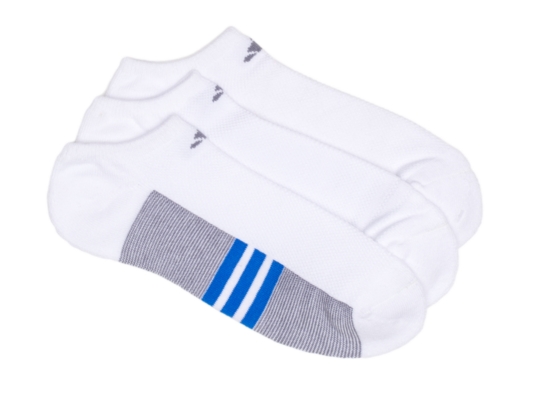adidas Men's No Show Superlite Athletic Sock, 3 Pack