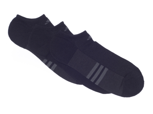 adidas Men's No-Show Athletic Sock, 3 Pack