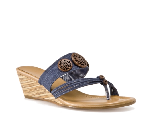 Ann Marino Ivy Wedge Sandal