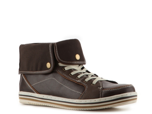 GBX Leather Roll Top Boot
