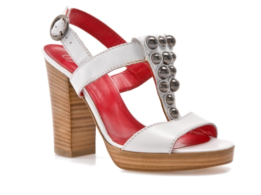 Sergio Rossi Studded T-Strap Sandal