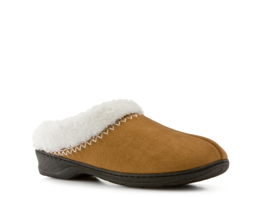 Dearfoams Fur-Lined Clog Slipper