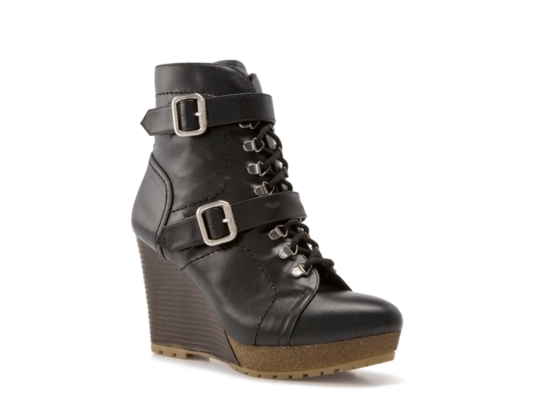 SE Boutique Ake Wedge Bootie