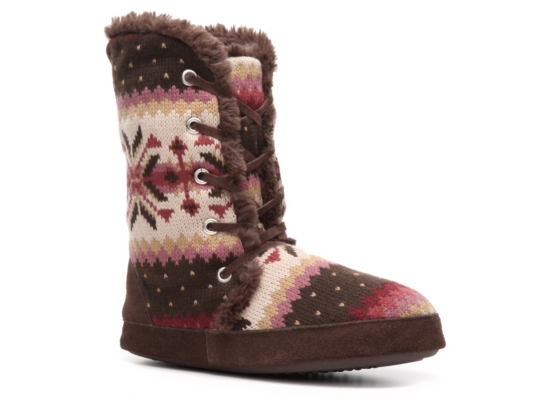 Muk Luks Lodge Slipper Bootie