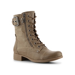 guess logo combat boots