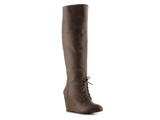 SM Luxe Lacer Wedge Boot