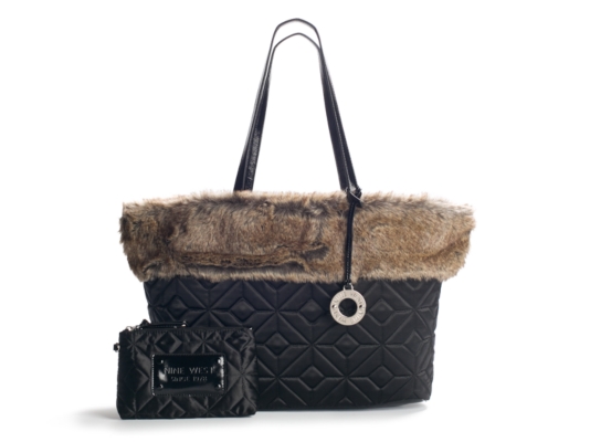 Nine West Fur Trimmed One Stop Tote
