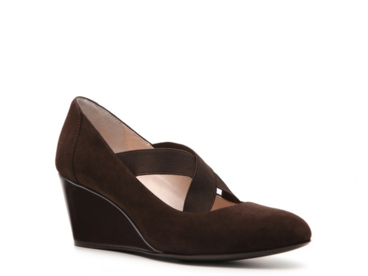 Taryn by Taryn Rose Karla Leopard Wedge Pump