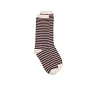 MeMoi Lux Cashmere Striped Crew Sock