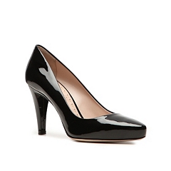 miu miu leather platform pumps