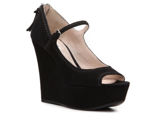 mary jane wedge pump