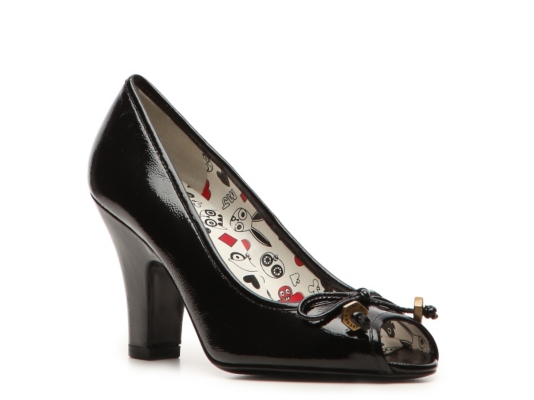 Marc by Marc Jacobs Patent Leather Peep Toe Pump